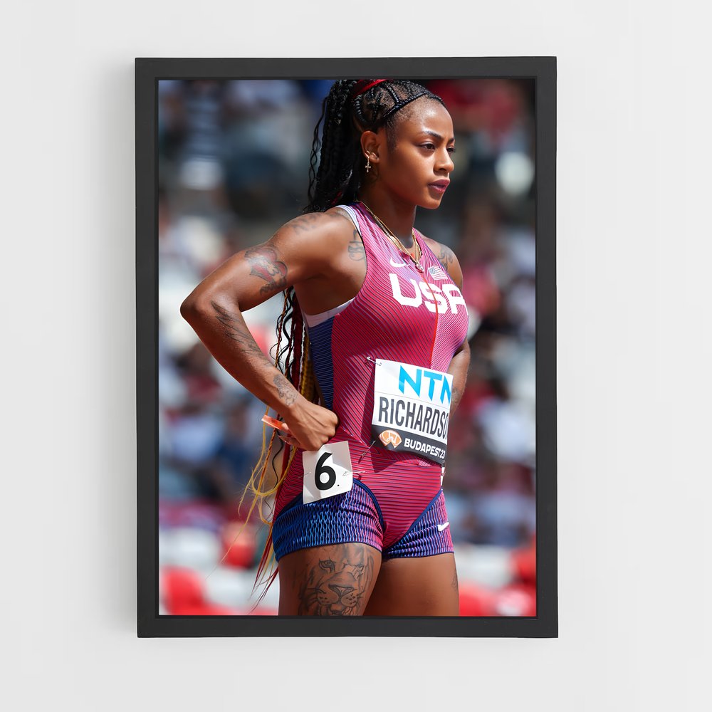 Poster richardson Ode – affiche Athlétisme (vue 2)